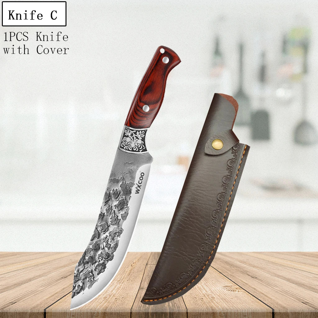 Hand-Forged Professional Knife Set
