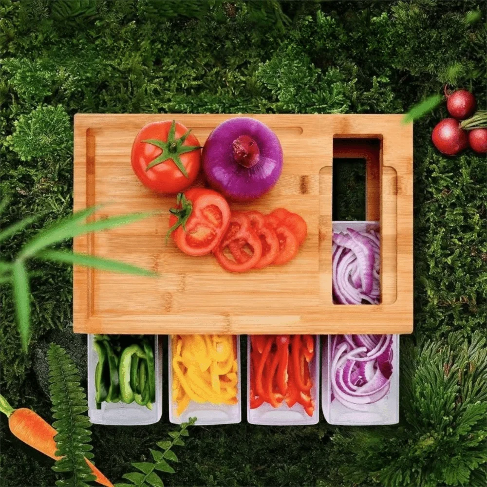 Premium Bamboo Cutting Board Set