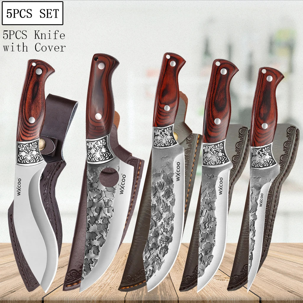 Hand-Forged Professional Knife Set