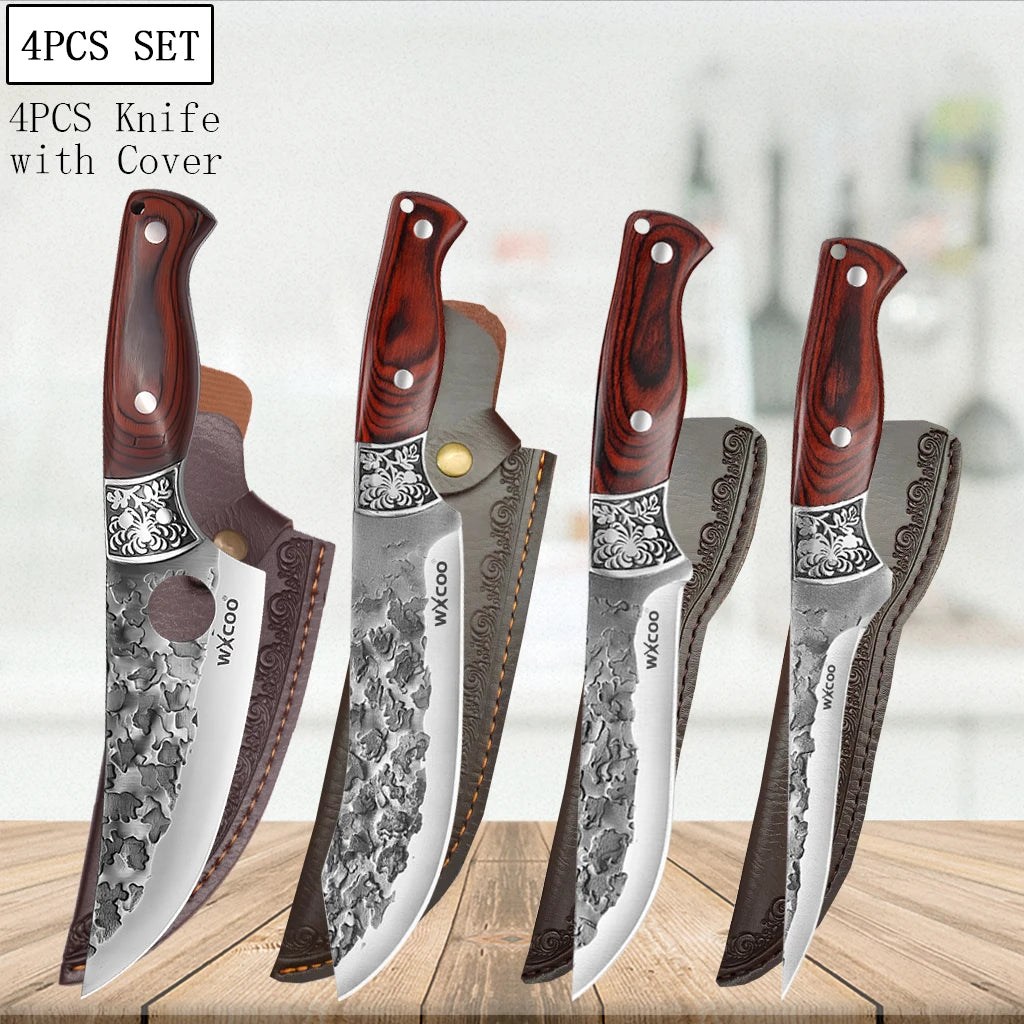 Hand-Forged Professional Knife Set