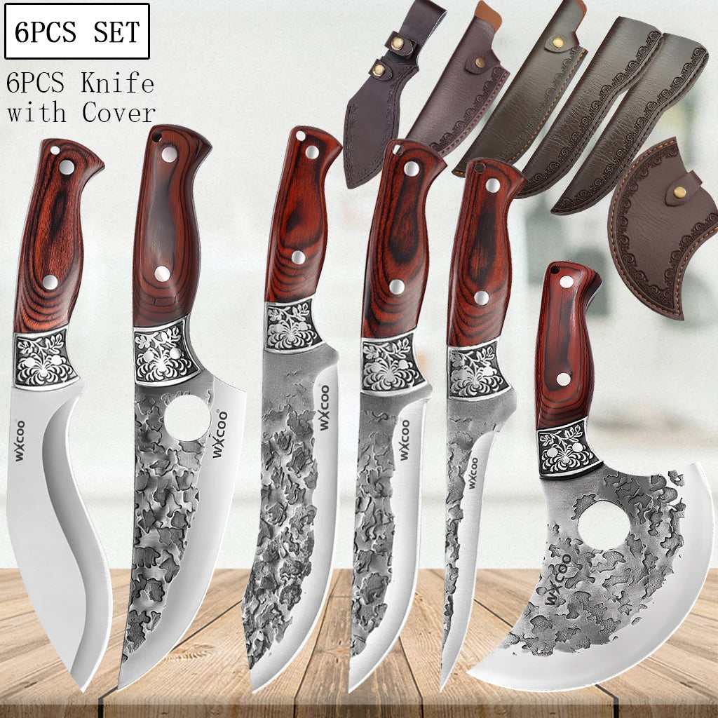 Hand-Forged Professional Knife Set
